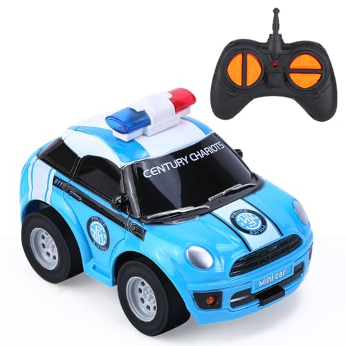 Thedttoy Spielzeug 2 Jahre Jungen Ferngesteuertes Auto ab 2 3 Jahre, 2.4 GHz Mini RC Car Spielzeugauto Rennauto mit Fernbedienung, Geburtstags Geschenk für Junge Mädchen 2 3 4 5 6+ Jahre